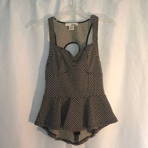 Pendulum polka dot top